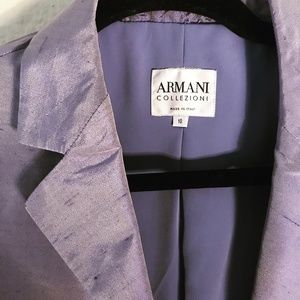 perfect NWOT 100% silk Armani Collezioni jacket